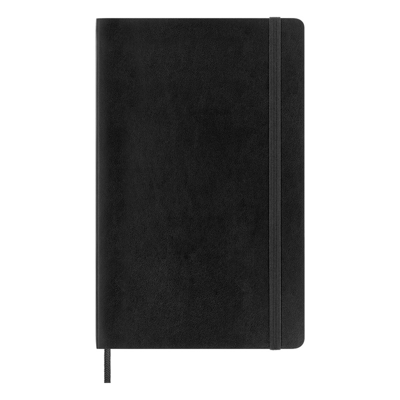 Moleskine Classic Soft Cover Notebook - Black - A5 - Plain