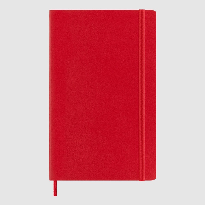 Moleskine Classic Soft Cover Notebook - Red - A5 - Plain
