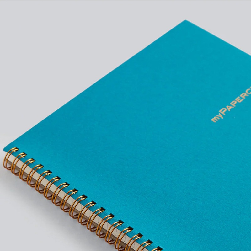 myPAPERCLIP Wiro Notebook - Blue - XL - Plain