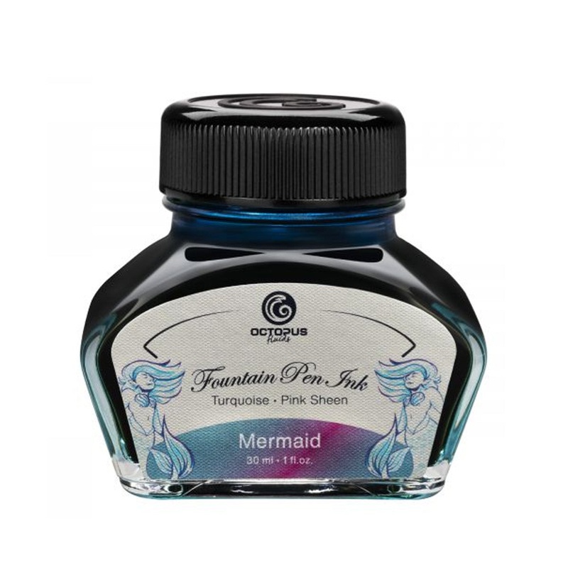 Octopus Sheen Ink Bottle - Mermaid, 30ml