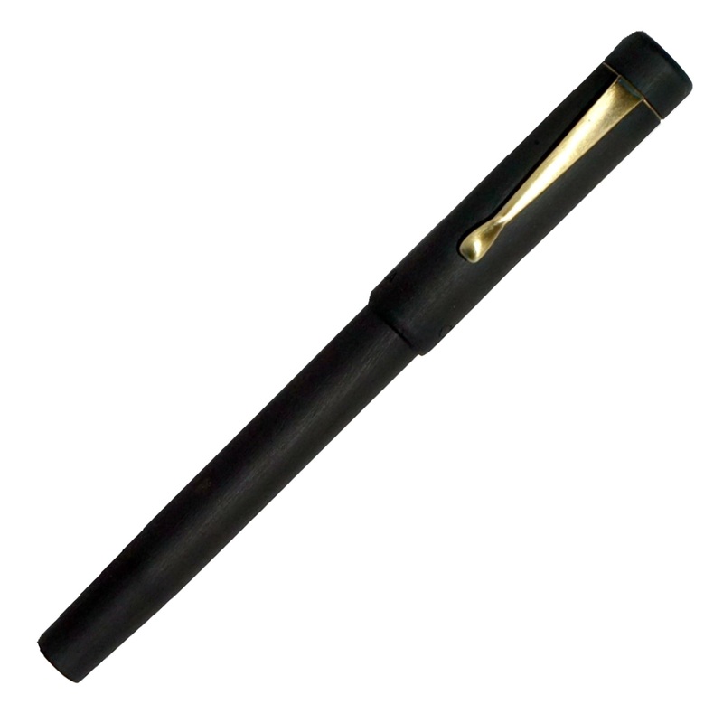 Click Century Ebonite Fountain Pen - Carbon Black GT