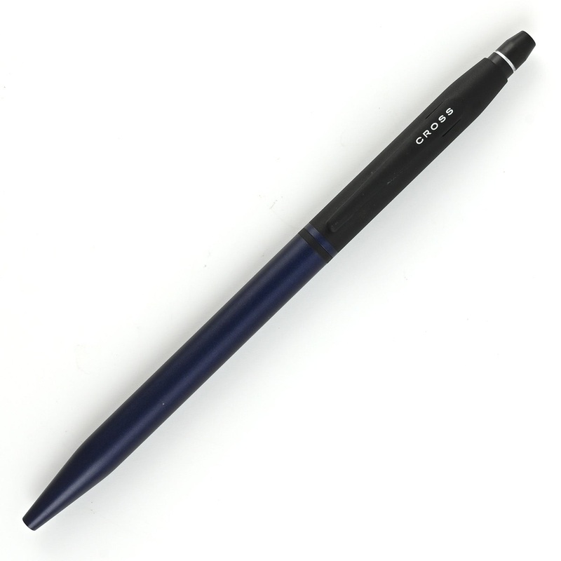 Cross Click Ball Pen - Satin Blue & Black BT