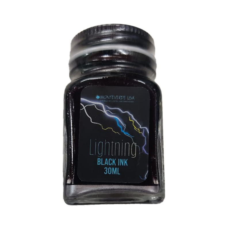 Monteverde Lightning Ink Bottle, Black - 30ml