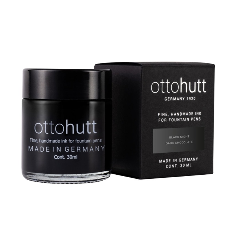 Otto Hutt Scented Black Night Dark Chocolate Ink Bottle, Black - 30ml