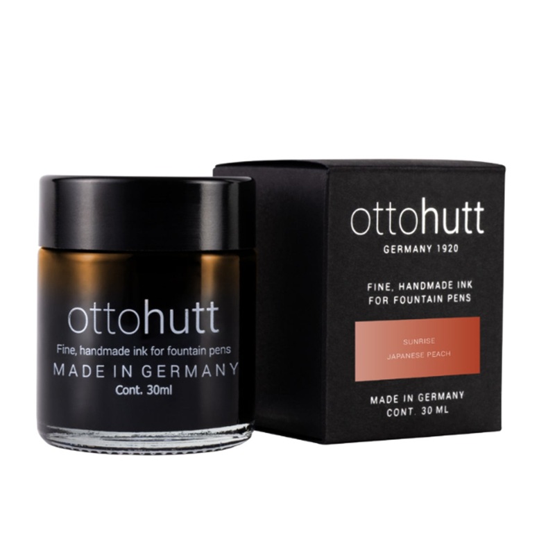 Otto Hutt Scented Sunrise Japanese Peach Ink Bottle, Orange - 30ml