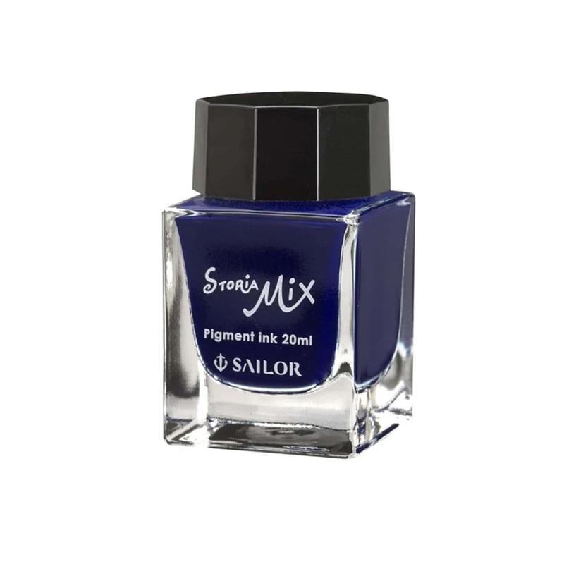 Sailor Storia Mix Pigment Ink Bottle, Blue - 20ml