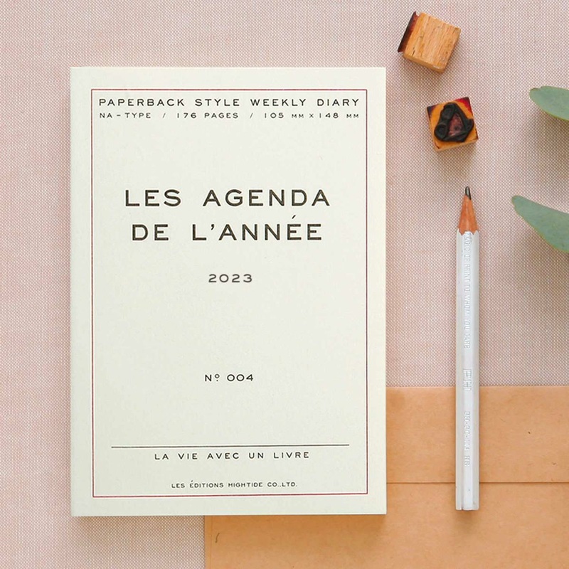 Hightide Weekly Planner Les Agenda de L'Anne (Poche) - 2026 - A6
