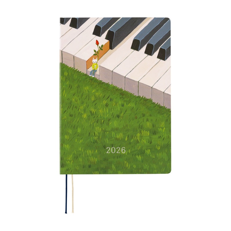 Hobonichi Techo HON 2026 - A5 - Hiroko Kubota: Waiting on the Chord - English
