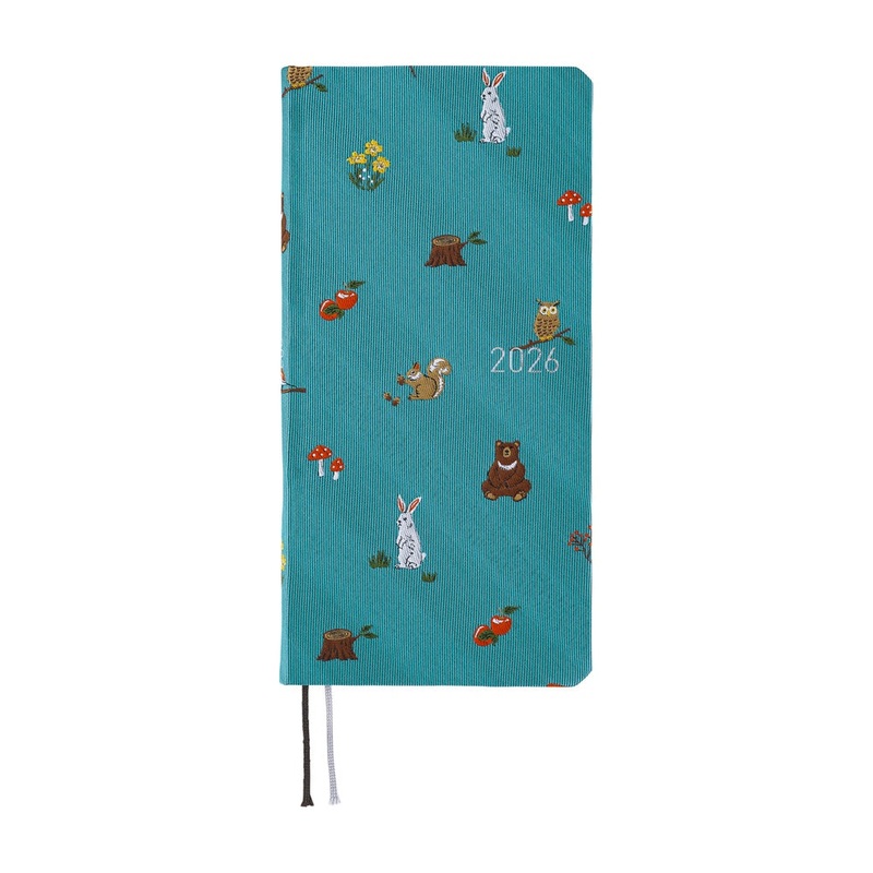 Hobonichi Techo Weeks 2026 - Bow & Tie: In the Forest