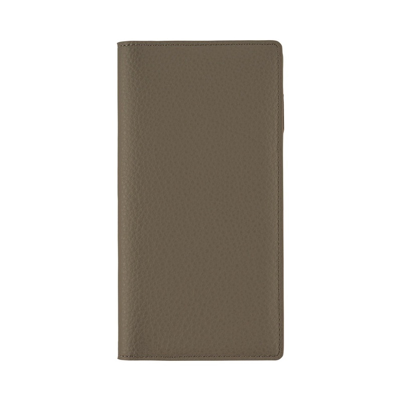 Hobonichi Weeks Techo Cover 2026 - Leather: Taut (Gray & Light Blue)