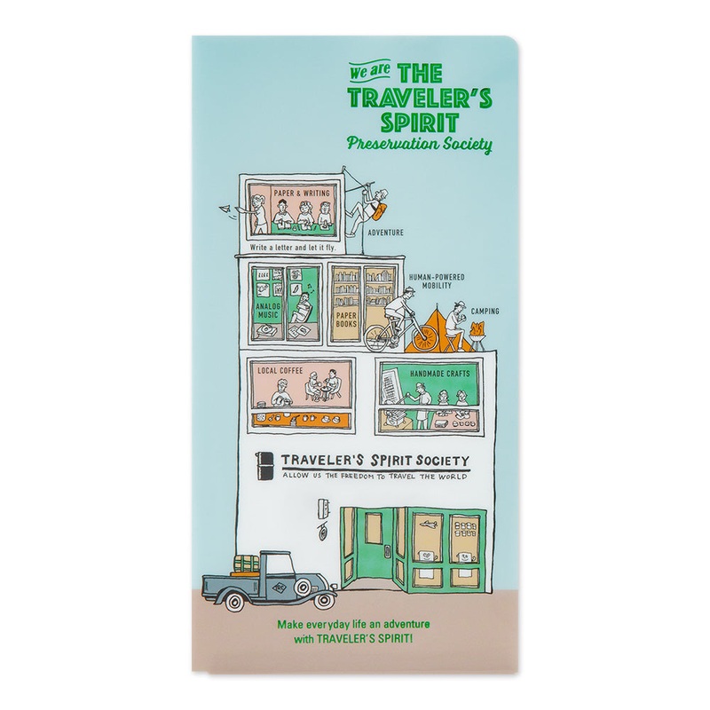 TRAVELER'S Notebook Regular Size Clear Folder 2026 (Pre-order starts 10/1)