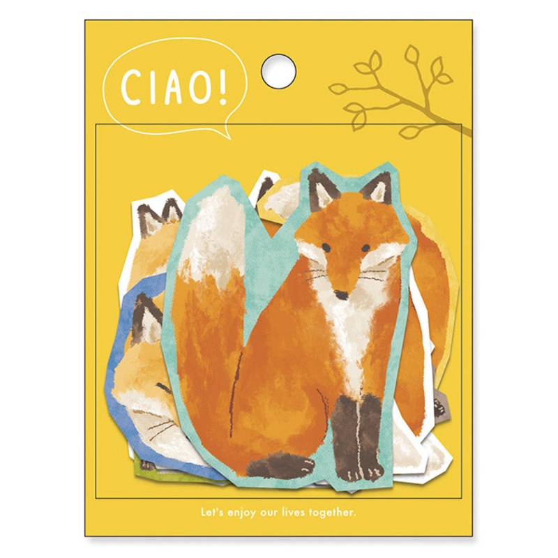 Mind Wave Flake Sticker - Ciao - Fox