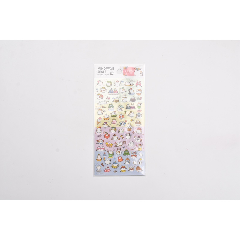 Mind Wave - Seal Stickers - Shimaenaga