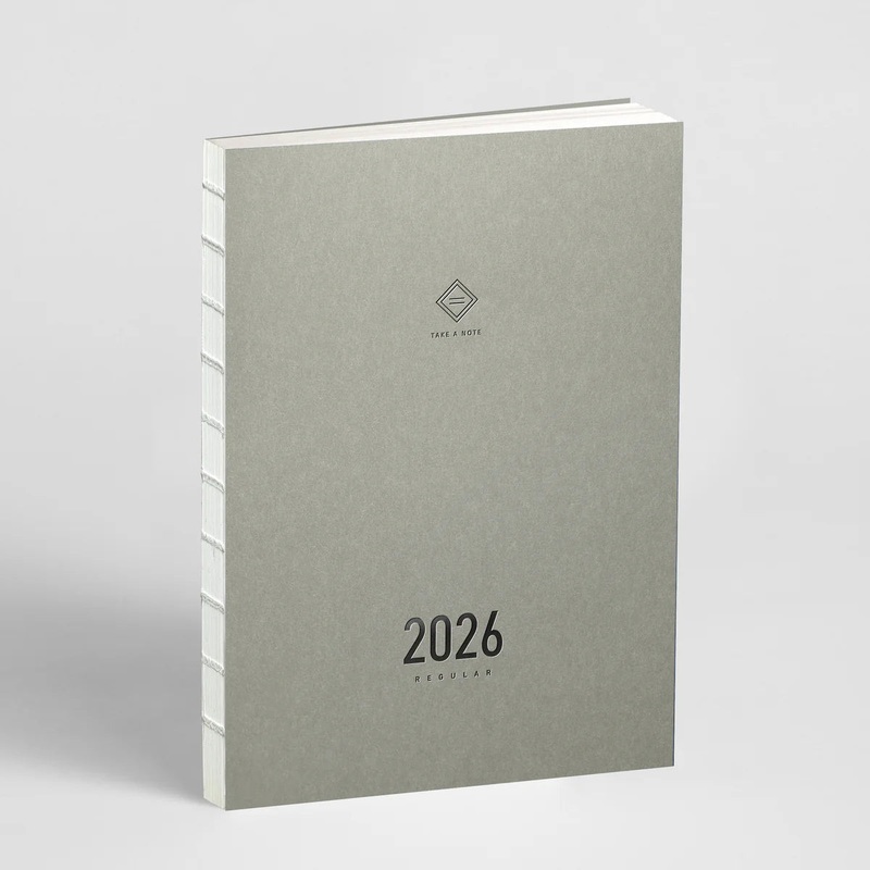 Take A Note 2026 - Regular English Version - A5 (Pre-order Starts late September, Ships mid November)