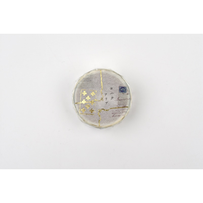 Yohaku Washi Tape - Foil-stamped Masking Tape - Aria