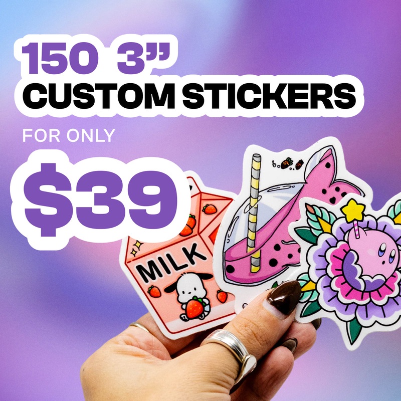 150 3 Custom Vinyl Stickers Redirect